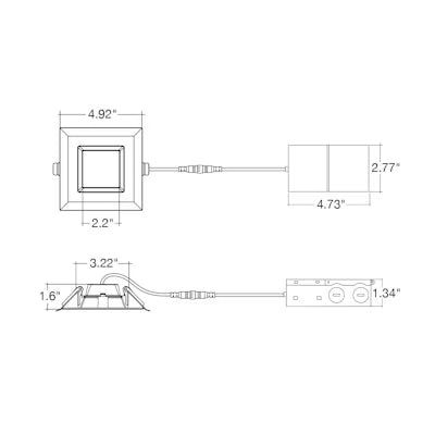 ENVISION - 4" SQUARE WAFER 5CCT