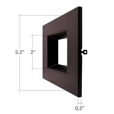 ENVISION - 4" SQUARE DOWNLIGHT COVERS