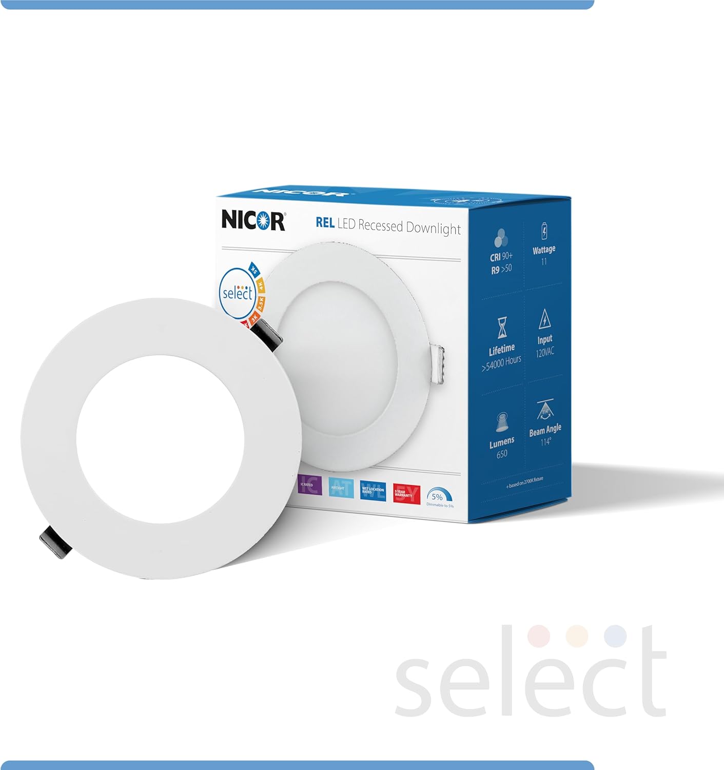 NICOR - 4" ROUND WAFER 5CCT