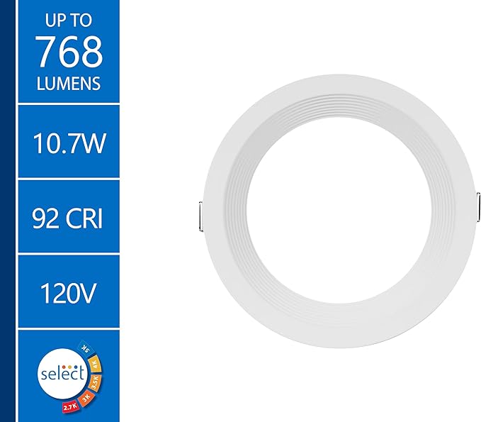 NICOR - 4" ROUND EDGELIT LOW PROFILE BAFFLE