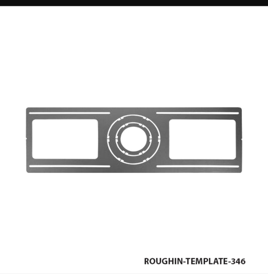 NICOR - ROUGH IN PLATE 3,4,6"